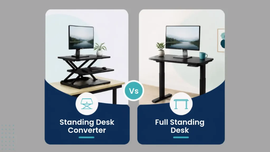 Standing Desk vs. Regular Desk vs. Converter