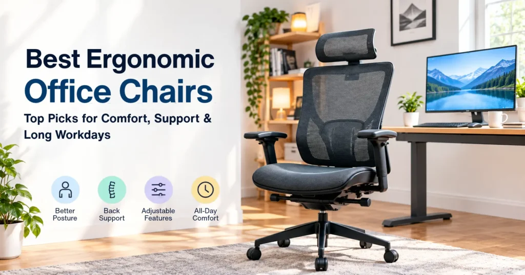 Best Ergonomic Office Chairs of 2026: Top Picks for Comfort, Support & Long Workdays 2 Best Ergonomic Office Chairs